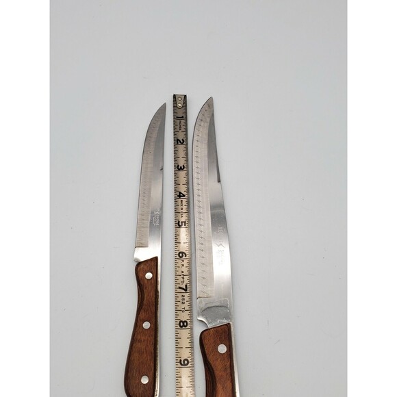 Regent Swords Lightening Edge Stainless Japan 8" & 6" Vintage Knives - Picture 5 of 12